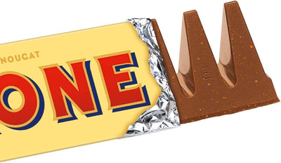 Toblerone Swiss Milk Chocolate w/ Honey & Almond Nougat NET WT. 3.52 oz