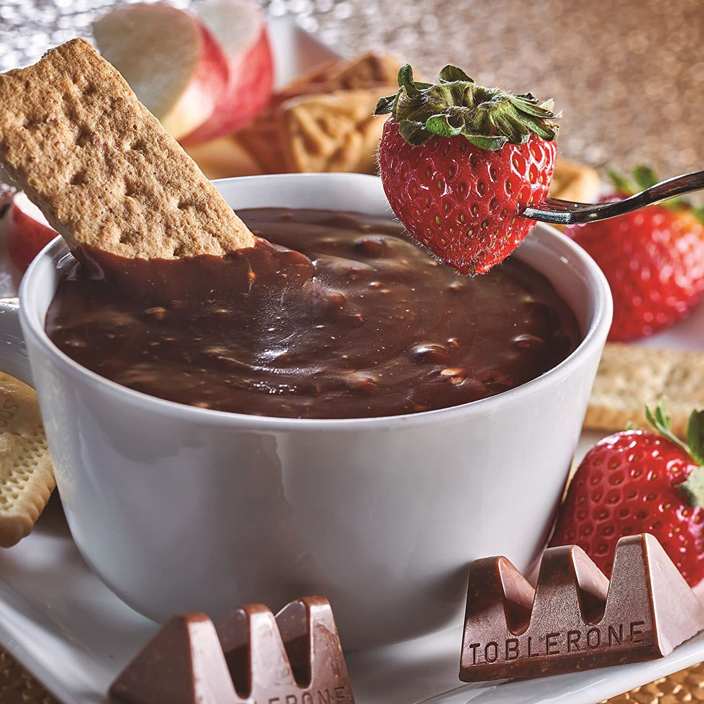 Toblerone Swiss Milk Chocolate w/ Honey & Almond Nougat NET WT. 3.52 oz