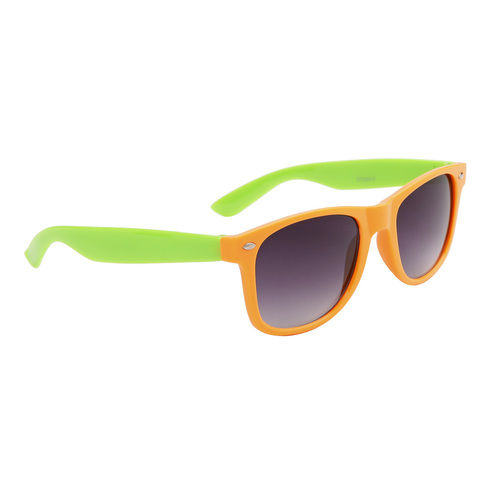 ISLAND VIBES California Classics Sunglasses Orange/Green Frames with Black Lens