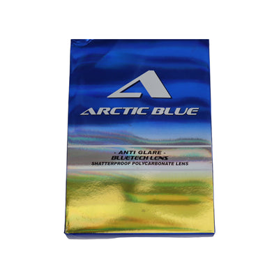 ARCTIC BLUE Anti Glare BLUETECH Lens Clear/Blue Frame w/ Shatterproof Blue Lens