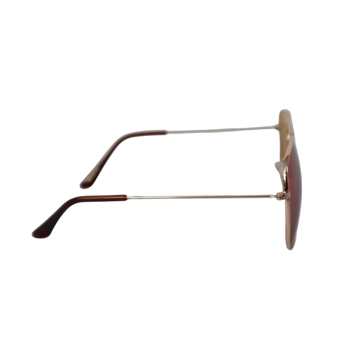AIR FORCE AVIATOR SERIES ROSE GOLD Color Metal Frames Sunglasses w/ ROSE Lens