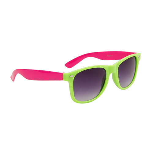 ISLAND VIBES California Classics Sunglasses Pink/Green Frames with Black Lens