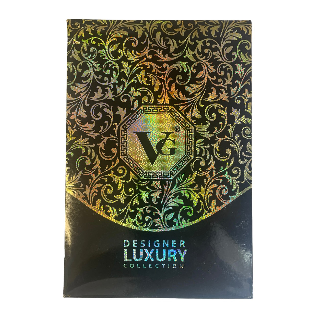 Woman's VG Designer Luxury Chain Design ROSE GOLD Rectangle Frames BLACK lens