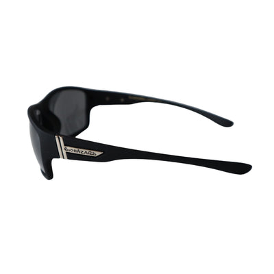 BIOHAZARD Optics Shock Resistant BLACK Frame Sunglasses w/ BLACK Lens