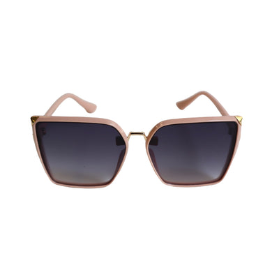 VG Designer Luxury Collection TAN Square Frames w/ BLACK Lens Sunglasses