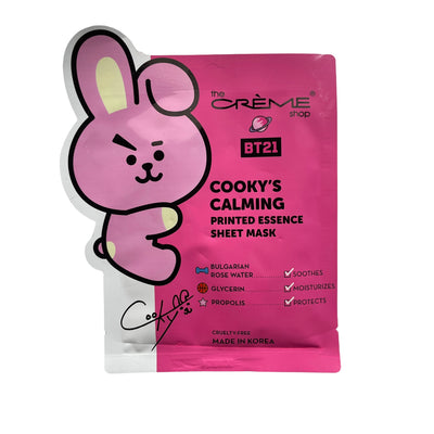 The Creme Shop Cooky's Calming Printed Essence Sheet Mask