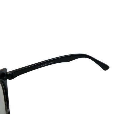 Miss Monroe Black Frame Clear Cat-Eye Glasses with Rhinestones on the Side