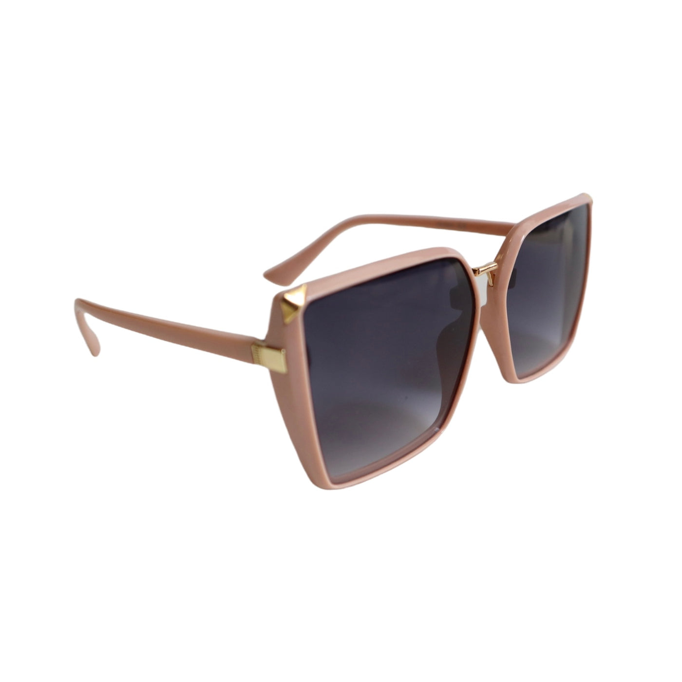 VG Designer Luxury Collection TAN Square Frames w/ BLACK Lens Sunglasses